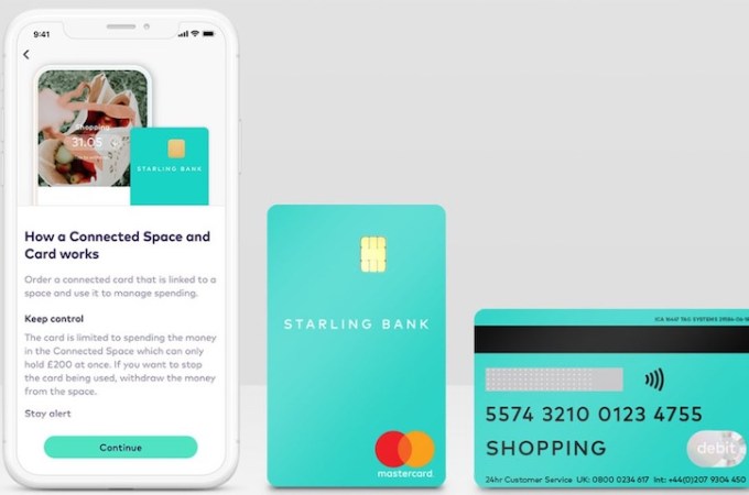 UK challenger bank Starling raises $376M, now valued at $1.9B