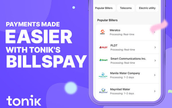 Tonik enables BillsPay feature for hassle-free dues payment