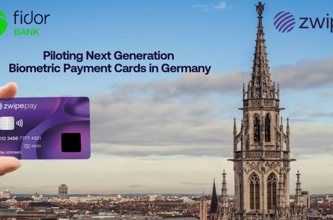 Fidor Bank in Germany to pilot Biometric Payment Cards based on Zwipe Pay