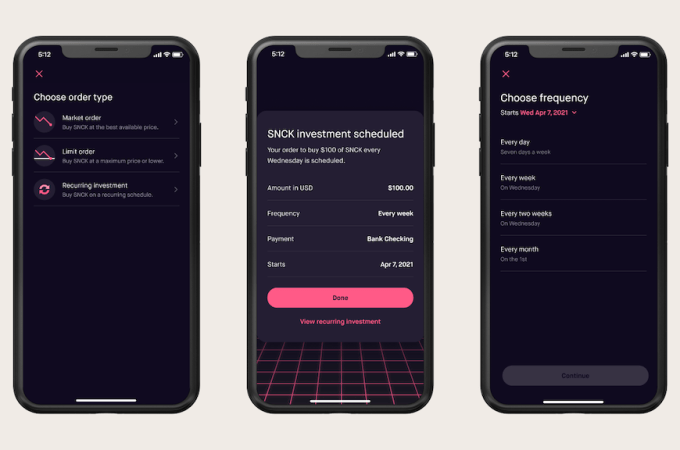 Robinhood Launches Crypto Recurring Investments